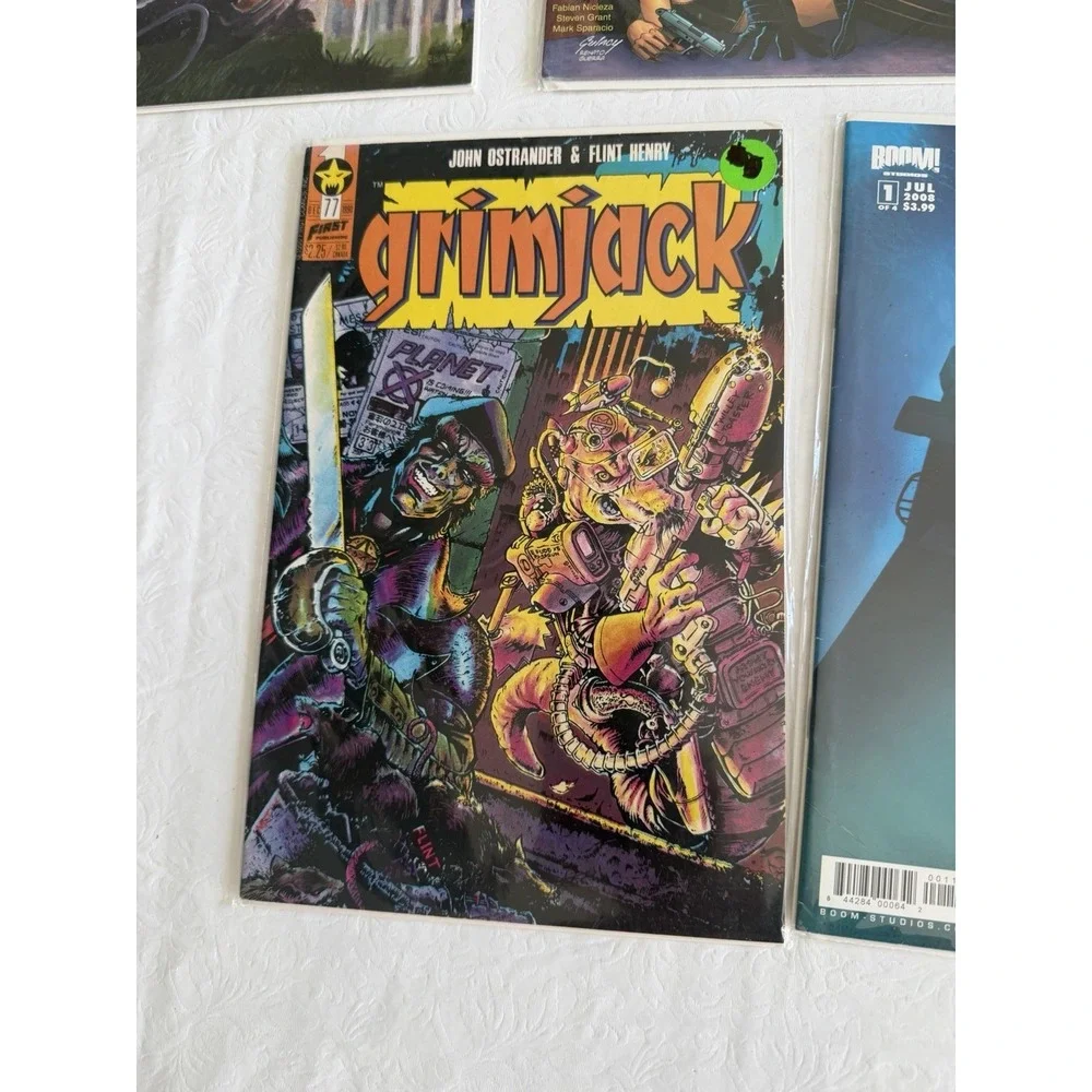 Lot 5‎ Indie Comic Books Grimjack Captain Action City Heroes Challenger Deep